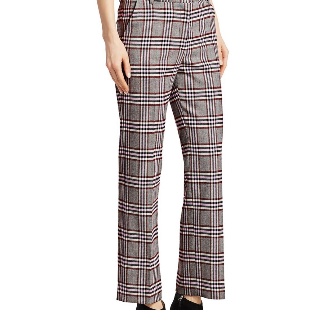 Derek Lam 10 Crosby plaid pant